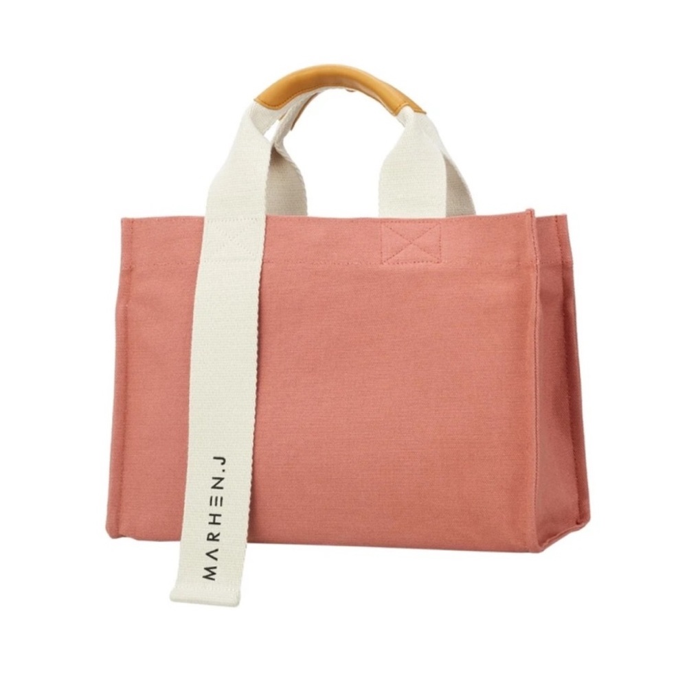 Marhen J Korean Canvas Tote Bag - Rico Comfort - Indi Pink
